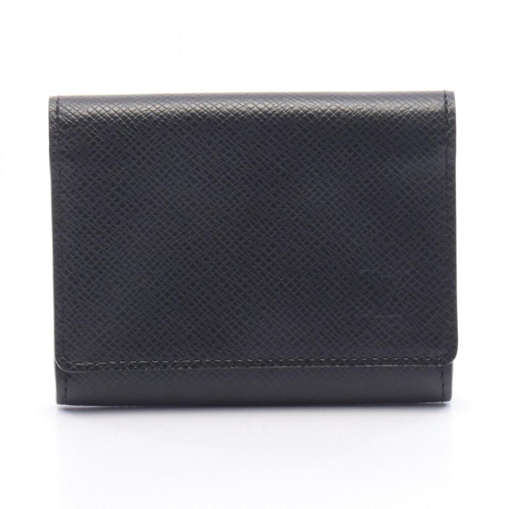Louis Vuitton Enveloppe Carte de Visite NM Taiga Noir Business Card Holder/Ca...